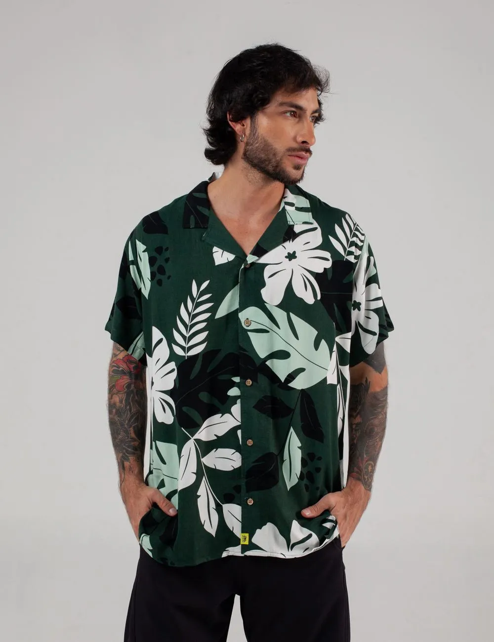 Camisa verde jade hombre deals