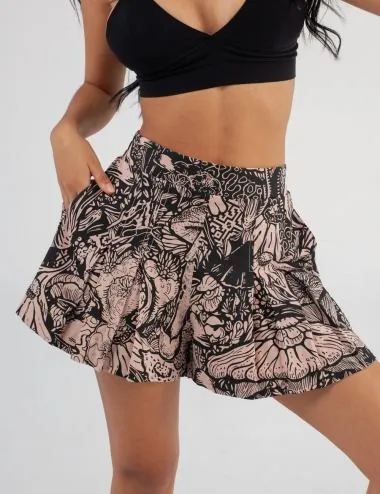 Short Prenses Set Landsky  coral Mujer Talla