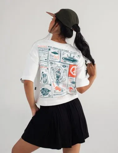 Camiseta Oversize EL LOCO crudo Mujer