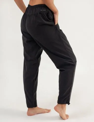 Pantalón Baggy Flowing negro Mujer