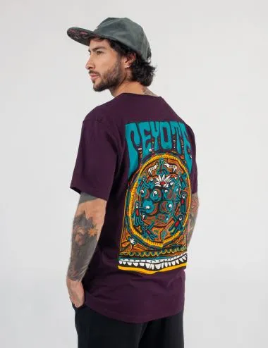 Camiseta Regular Fit peyote purpura Hombre