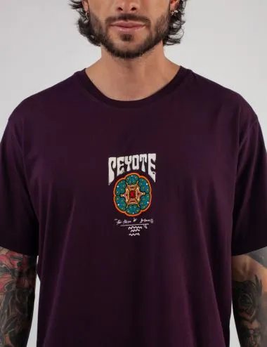 Camiseta Regular Fit peyote purpura Hombre