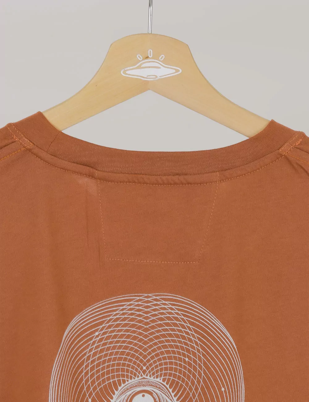 Camiseta Oversize Frecuencia terracota Hombre