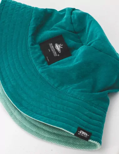 Fisher Hat Duplex verde menta+turqueza Unisex