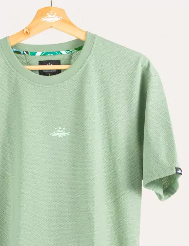 Camiseta Oversize  Renewal Verde Menta  Hombre