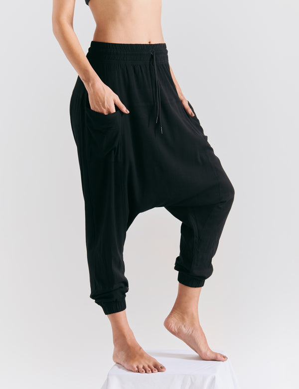 Pantalón Aladino negro mujer