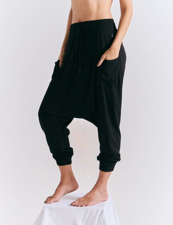 Pantalón Aladino negro mujer