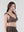 Bra Top Ajustado Ondas Cafe Mujer