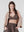 Bra Top Ajustado Ondas Cafe Mujer
