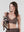 Bra Top Ajustado Ondas Cafe Mujer