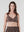 Bra Top Ajustado Ondas Cafe Mujer