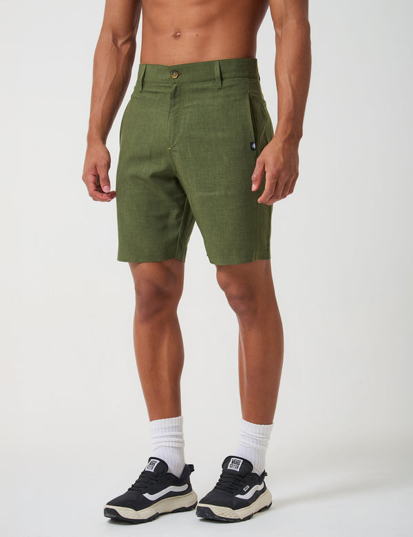 Recess Short 18" Verde militar Hombre