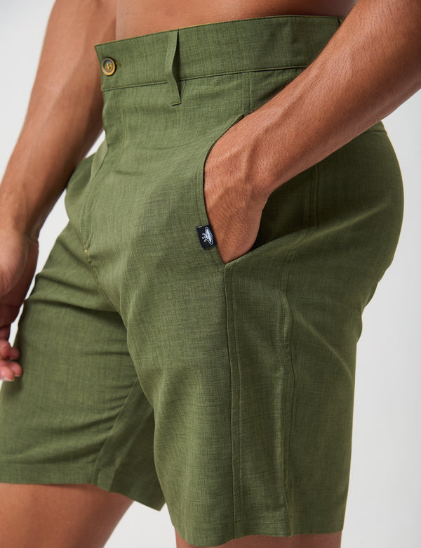 Recess Short 18" Verde militar Hombre