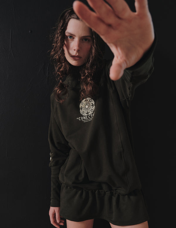 Vestido Loose Fit Pachacutep Verde Militar Mujer