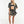 Camisa Regular Fit Chacras  negro + crudo mujer