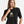Camiseta Oversize Woody  negro Mujer