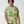 Camisa Cuello Sport manga corta Acre verde Hombre