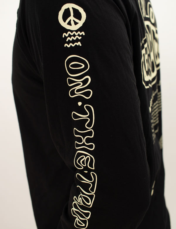 Camibuso Regular Fit One the trip negro Hombre