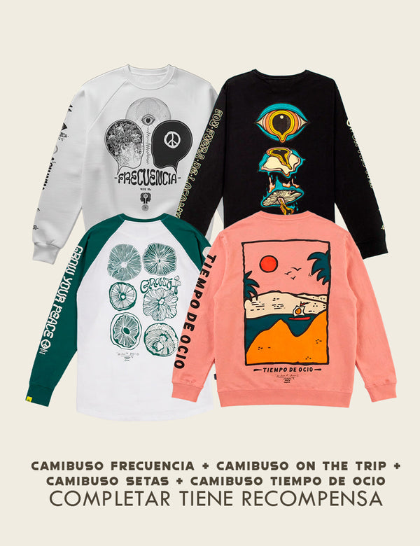  Fou Camibuso Unisex foutienda.myshopify.com camibuso-manga-ranglan-setas-crudo-verde-unisex-talla      