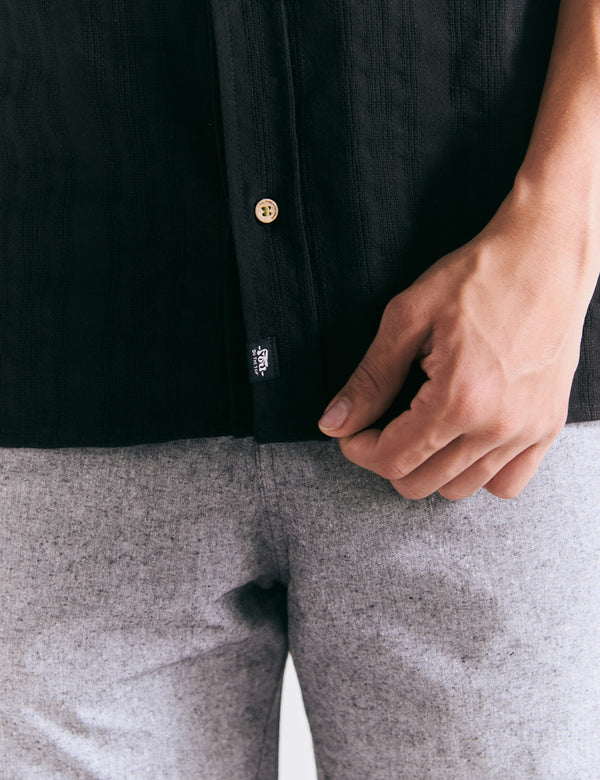 Camisa Regular Fit Coal negro Hombre