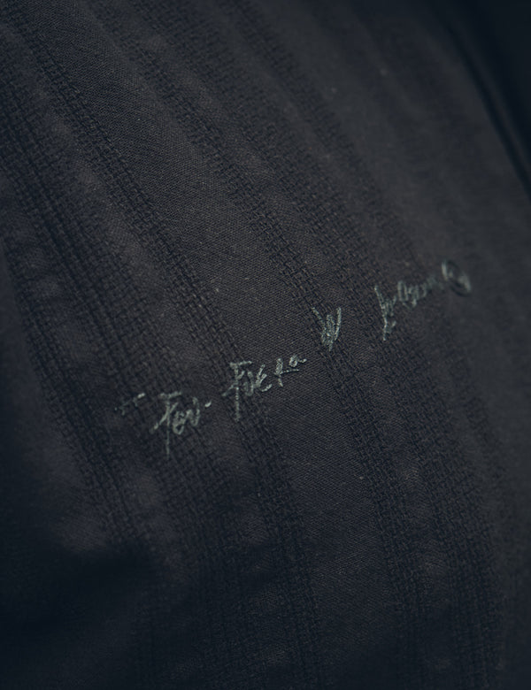 Camisa Regular Fit cuidadores del alma negro Hombre