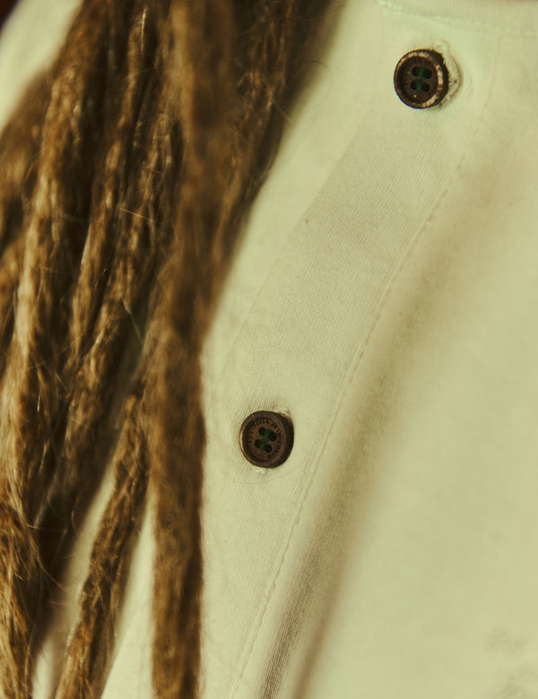 Camiseta Cuello Sport manga corta  Chalk  crudo Hombre