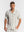 Camisa Cuello Sport manga corta Surf line crudo + verde Hombre
