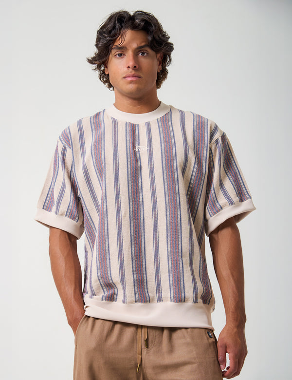 Camiseta Boxy fit Shoreline multicolor Hombre