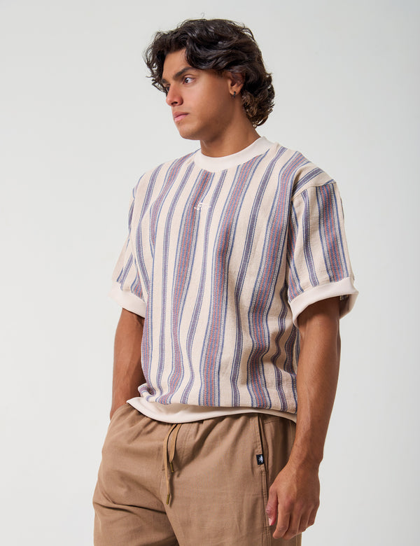Camiseta Boxy fit Shoreline multicolor Hombre