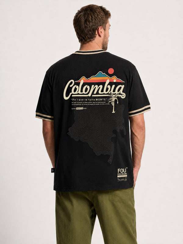 PRECIO EN PRE-VENTA ( ENTREGA EN 10 DIAS HABILES) Camiseta Oversized Pal que le falta monte negro unisex