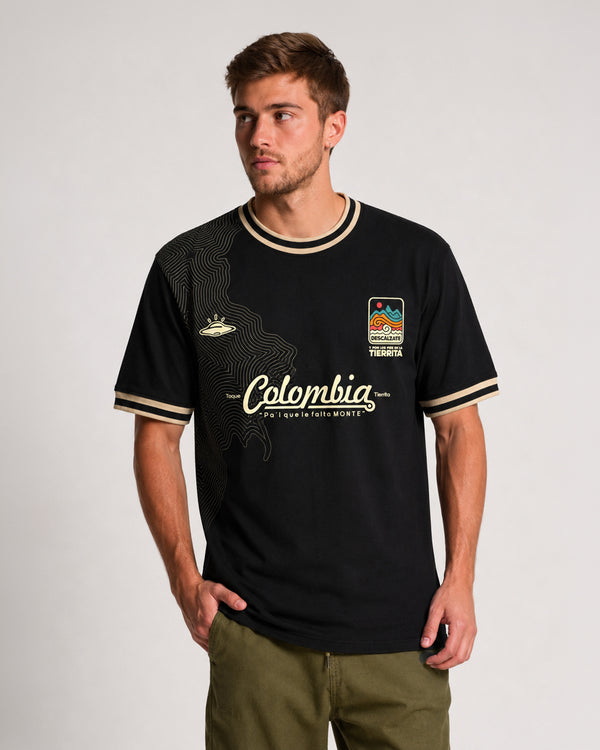 PRECIO EN PRE-VENTA ( ENTREGA EN 10 DIAS HABILES) Camiseta Oversized Pal que le falta monte negro unisex