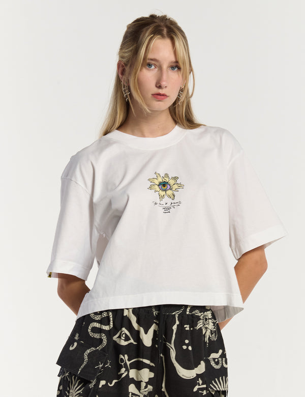 Camiseta Oversize Ucayali crudo Mujer