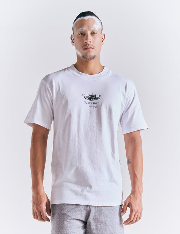 Camiseta Oversize Historia del arte  blanco Hombre