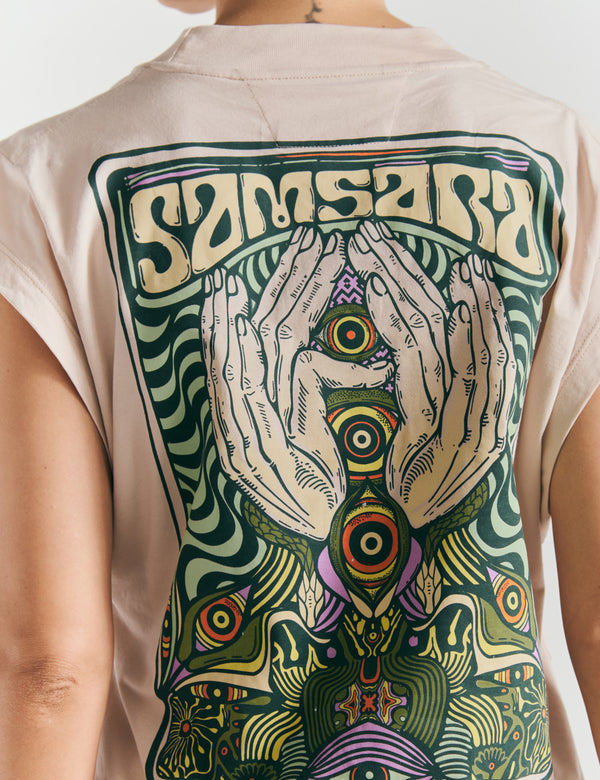 Camiseta Manga casco Nirvana Curuba Mujer