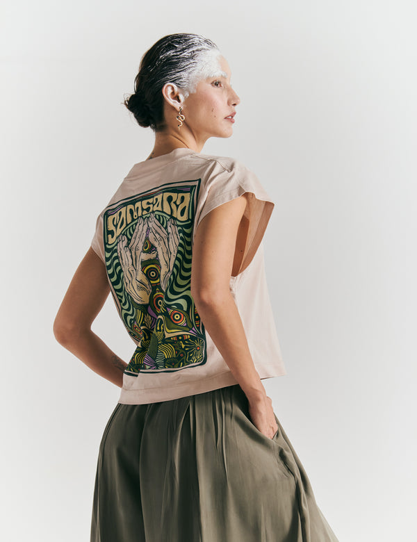 Camiseta Manga casco Nirvana Curuba Mujer