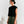 Camiseta Manga casco Puro Negro Mujer