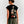 Camiseta Manga casco Puro Negro Mujer