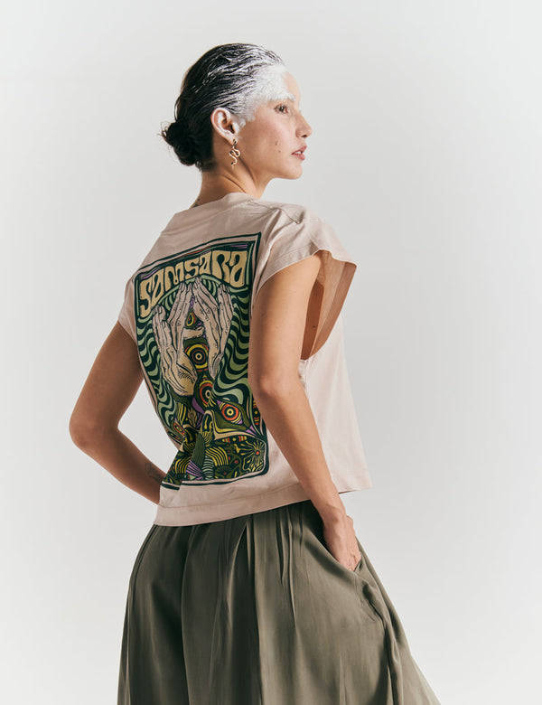 Camiseta Manga casco Nirvana Curuba Mujer