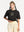 Camiseta Oversize Al ritmo de Medallo negro Mujer