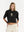 Camiseta Oversize Solfeggio  negro Mujer