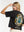 Camiseta Oversize Woody  negro Mujer