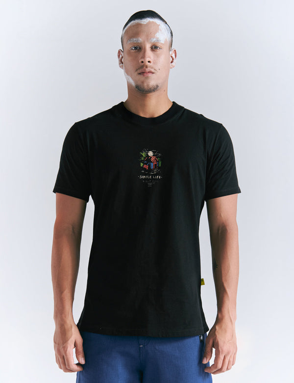  Fou Camiseta Regular fit Hombre foutienda.myshopify.com camiseta-regular-fit-mountain-life-negro-hombre      