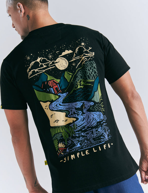  Fou Camiseta Regular fit Hombre foutienda.myshopify.com camiseta-regular-fit-mountain-life-negro-hombre      