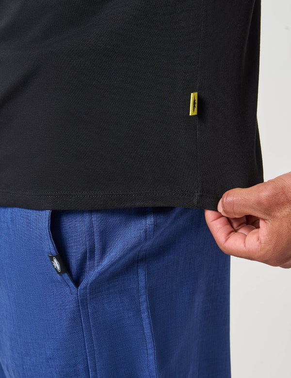Camiseta Regular Fit Phase Trip negro Hombre