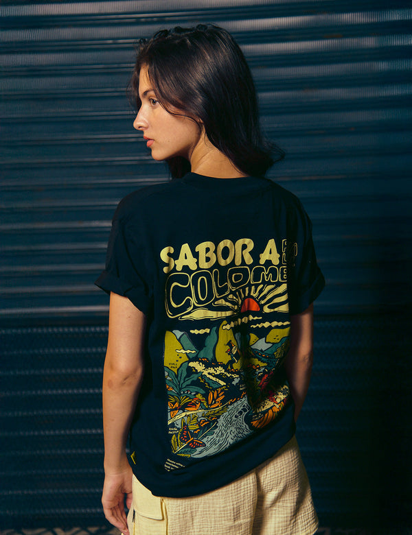  FOU Tienda  foutienda.myshopify.com camiseta-regular-fit-sabor-a-colombia-negro-unisex-copia      