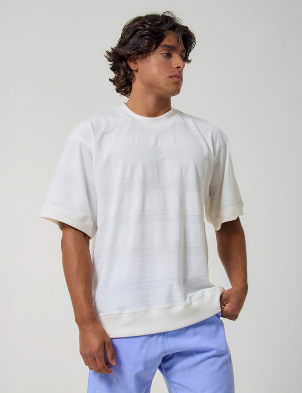 Camiseta Boxy fit Oleada Hombre