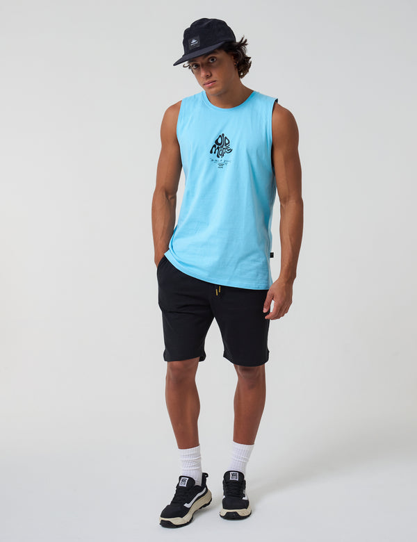 Camisilla Oversize Ojo de Mar Azul Claro Hombre