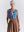 Chaleco Escote en Pico  Grecia blanco+azul+rojo Mujer
