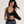 Chaleco Escote en Pico set Stamp azul + negro Mujer