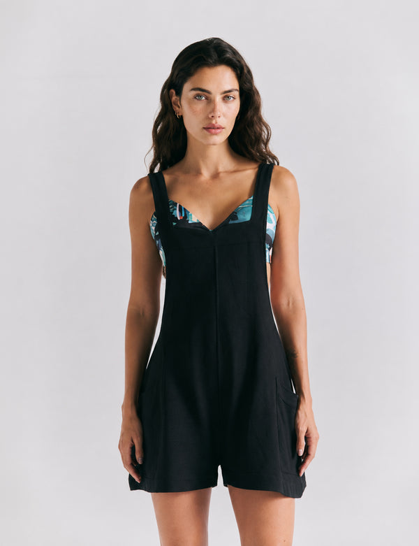 Romper Tirantas Noires negro Mujer
